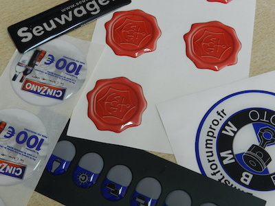 Image of an amalgamation of some labels in doming