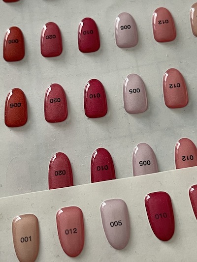 Imagen de pegatinas para expositor de uñas